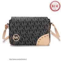 michael kors logo signature klein zwart crossbody zakken Tas Aanbieding pnz3g862